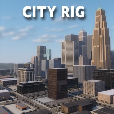 City Rig — 3D virtual city and city generator for Cinema 4D by C4Depot.com
