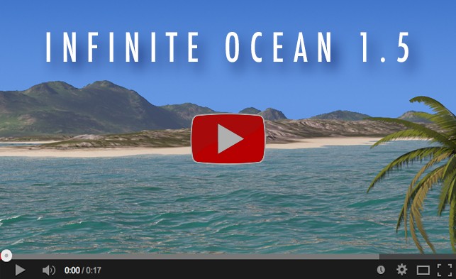Infinite Ocean poster frame