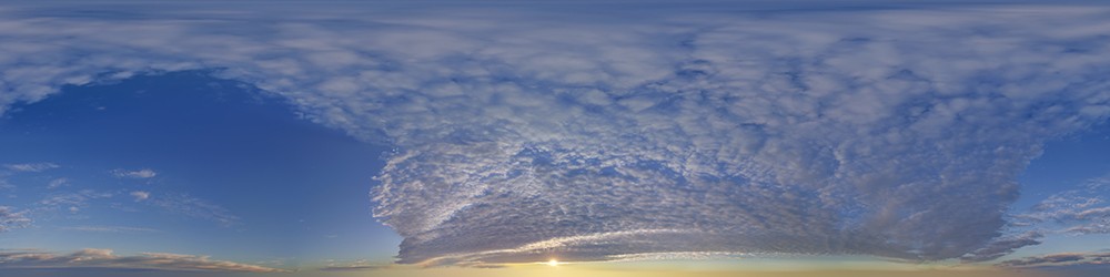 Dramatic Sunrise HDRI Sky Panorama #46